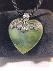 Jayce Walsh And Sons Irish Connemara Marble Sterling Silver Heart Pendant
