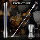 Baderke Stainless Steel Muddler Set For Cocktails Include 10 Inch Bar    
