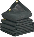 Heavy Duty Mesh Tarp For Dump Truck Mesh 7 x15  Polyester Yarn Coated Vinyl New