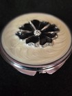 Art Deco 1930 Evans Enamel Vanity Case Mirror Compact  4