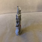 Rare Spoontiques Vintage 1980 s Pewter Wizard W  Crystal Cane   Dragon Staff