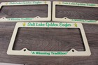 1 Vintage Salt Lake Golden Eagles Hockey License Plate Frame 70s 80s