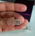 1 50 Ct Round Cut Simulated Diamond Women Stud Earrings 14k White Gold Plated