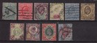 Great Britain  1902  Scott 127-138  Set King Edward Vii  Used  Cat 275   Ebgb083