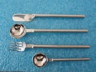 Air France Concorde Airplane Bouillet Bourdelle Cei 4 Pc Cutlery Set Long Spoon