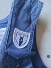 Tipperary Adult Ride-lite Equestrian Safety Padded Vest Xs Blue Black