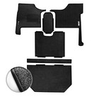 Floor Mats Set For Peterbilt 579   567     Black Carpet With Black Stitching