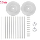 2 Set Balloon Column Arch Base Upright Pole Display Stand Kit For Wedding Party