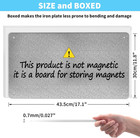 Magnetic Metal Display Board 17 7x11 8 Wall Mount Bulletin Board Magnets Notes