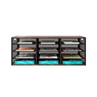 Mail Sorter Adjustable Holder  Countertop Literature Organizer     Fast Usa Ship