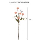 5 Heads Artificial Dandelion Flowers 67cm Silk Faux Floral Stem Home Wedding Diy