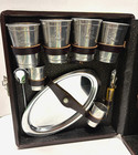 Vintage 1960s The Original Trav-l-bar By Ever-wear Portable Travel Bar Set Mcm