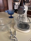 Vintage Sunbeam Mixmaster Model Nr 2360 12 Speed W  2 Bowls   2set Beaters Works