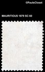 Mauritius 1879 Sc 60 Queen Victoria Orange 4   Mvlh Og Fine very Fine