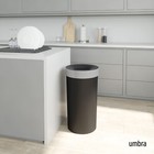 Umbra Vento 16 5 Gallon Black Nickel Trash Can Sleek Design For Home Kitchen