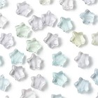 Makemadediy 70pcs Star Transparent Glass Beads Strands 7 Colors Baking Paint    