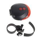 Bike Bicycle Light Rear Tail 5 Led   2 Laser Flashing Safety Warning