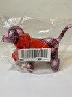 New Victoria   s Secret Pink Mini Dog Plaid W  Red Scarf 2025 Holidays