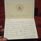 Marine One Pilot Lindy Rusland Note To  Ken Carpenter All Flight America  2001  