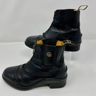 Dublin Rapture Equestrian Riding Ankle Boots Black Leather Youth Kids Us 1 Uk 13