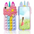 Iphone Se Cute Case For Girls Kids cartoon Kawaii Funny Silicone Design 
