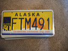 Alaska  50 Years A          License Plate Buy All States Here Free Shipping