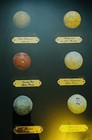 Vintage The Development Of The Golf Ball Framed 3d Wall Display