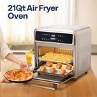 21qt Air Fryer Toaster Oven 8-in-1 Convection Oven   Rotisserie Dehydrator 1800w