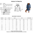 Plus Size Women Solid Loose Tops Button Down Long Sleeve Shirt Casual Blouse Tee