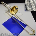 1937 Vintage King H  N  White 2b Silver Tone Trombone Sterling Silver Bell 