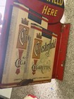 Vintage Chesterfield Cigarette Advertising Metal Flange Sign Double Sided Rare