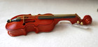   New   Miniature Wooden Violin 7  Long   Mini Musical Instrument   Ornament  