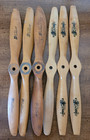 Assortment Of Wooden Model Airplane Propellers  top Flite  zinger