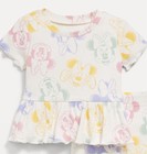 Disney Baby Girl Minnie Mouse Outfit 0-3 Months Shorts Shirt 2 Pc Set Cute New