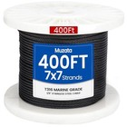  400 Ft 8  Black Stainless Steel Cable Railing System Hardware T36 400ft 1