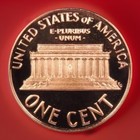 1987-s Red Lincoln Memorial Mint Proof Cent penny Fast Shipping