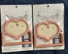 Cross Stitch Frames Country Hanger  Country Peach What s New 4 5x3 75 Lot Of 2