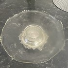 Vintage Lazy Susan Cake Plate  Silver Plated  Stand Ornate Legs  And Design    