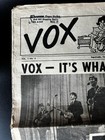 1966 Vox Teen Beat Vol 1 No 3 Beatles Rolling Stones Rare Music Newspaper