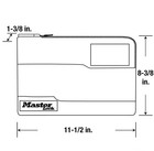 Master Lock 7120d Money Bag With Key Lock 11-1 2 Inch Long  Blue