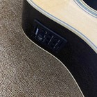 Ergonomic Cutaway Body Acoustic Electric Guitar Mahogany Neck Solid Spruce Top
