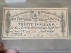 Original  30 1864 The Confederate States Of America Currency Look  Civil War