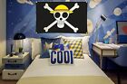 One Piece Luffy s Straw Hat Pirate Flag  Used For Bedroom Living Room Decoration