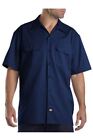 Dickies 1574 Short Sleeve Work Uniform Casual Button Up Shirt Mens Colors M-4xl
