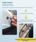 1 2   Quick Release Boat Fender Holder Marine - Stainless Steel 