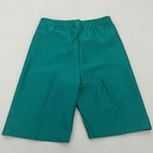 Vintage The Body Co Women s M Shiny Nylon Lycra Bike Shorts Green 7  Inseam