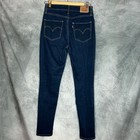  Levis 721 Jeans Pants Women 28 High Rise Skinny Y2k Denim Cotton Western Casual