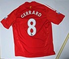 Liverpool 2008-2010 Home Jersey     8 Steven Gerrard  Adidas     Free Shipping