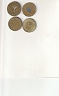 4 X Vintage New York City Nyc Transit Authority Tokens Transportation Look Nice