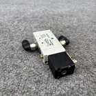 Numatics L12ba452b000061 1 4  Nptf  24 Vdc  3 5 W  46 Scfm Solenoid Valve Used